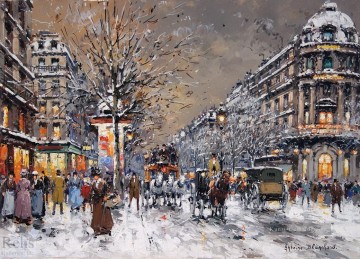 Paris Werke - AB les grands boulevards sous la neige Pariser